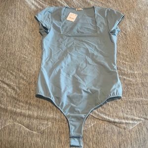 NWT Free people square neck bodysuit